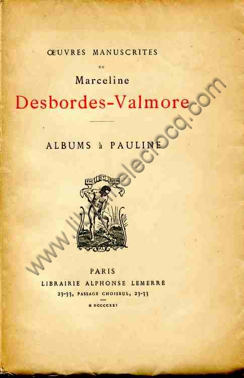DESBORDES-VALMORE